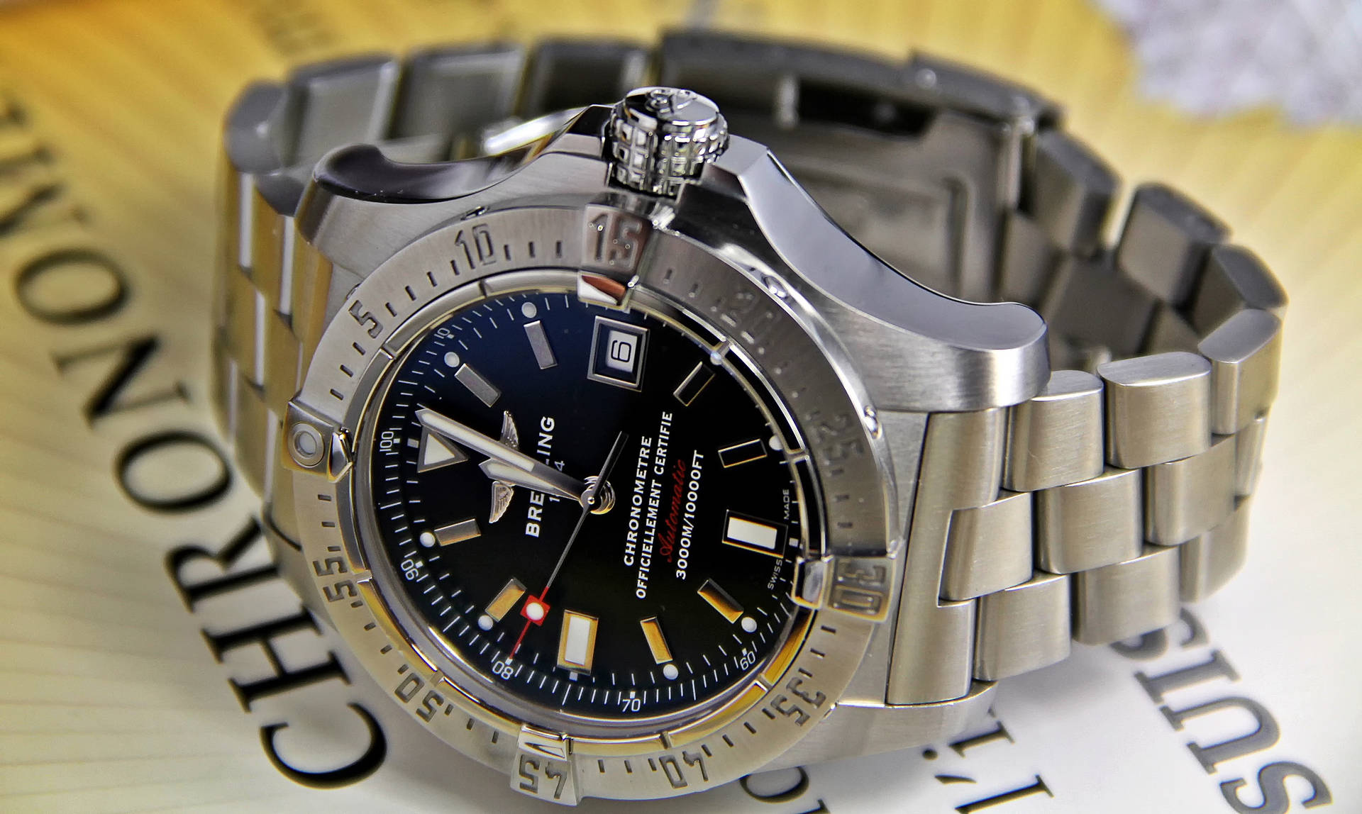 Breitling Avenger Seawolf Luxury Watch Background