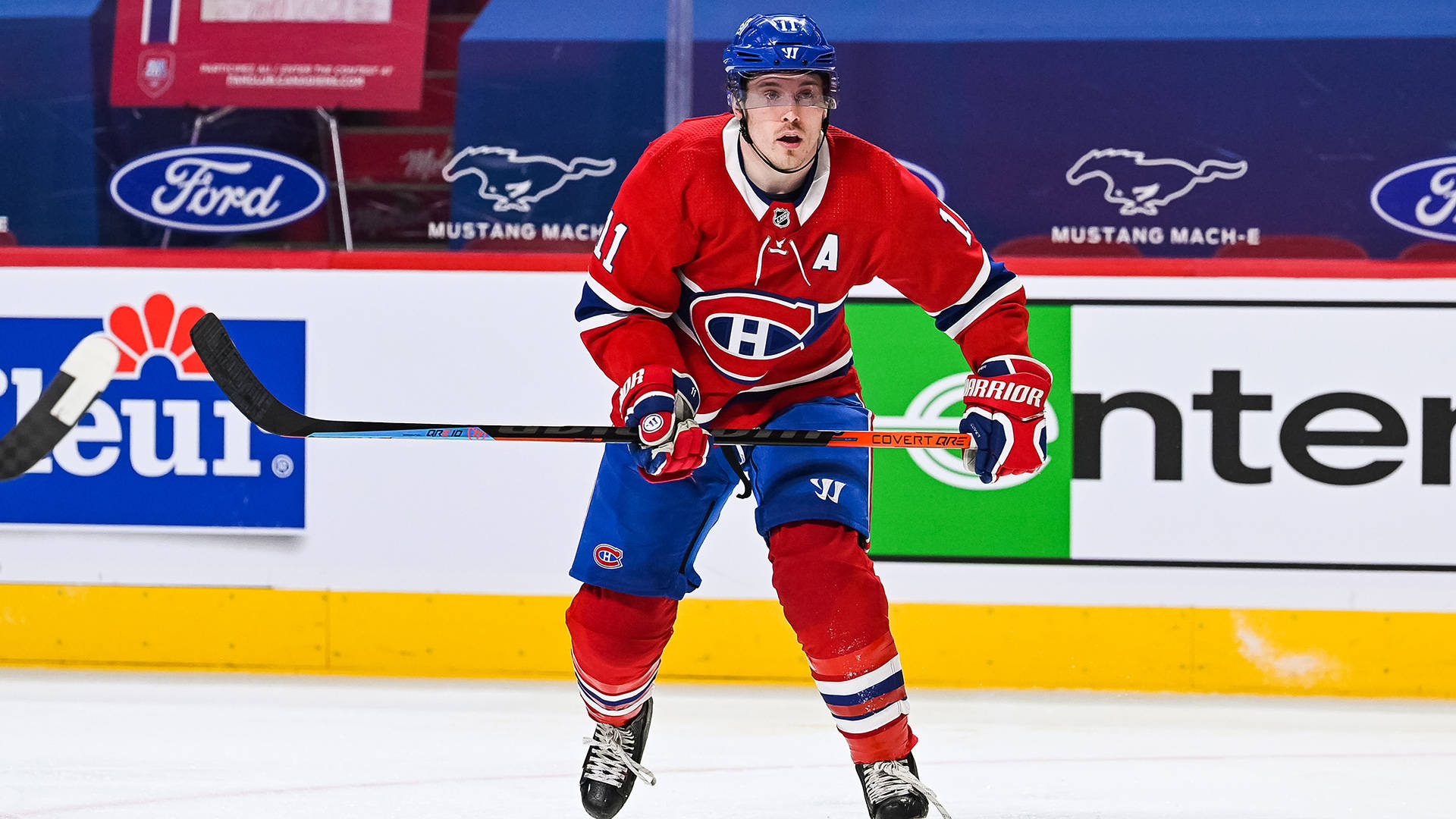 Brendan Gallagher Skating On Ice Rink