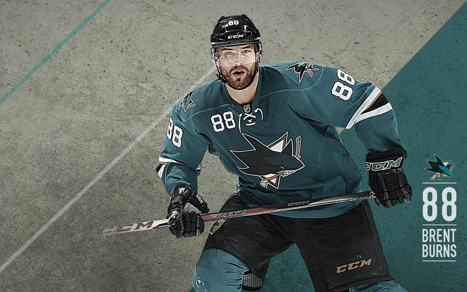 Brent Burns National Hockey League Poster Background