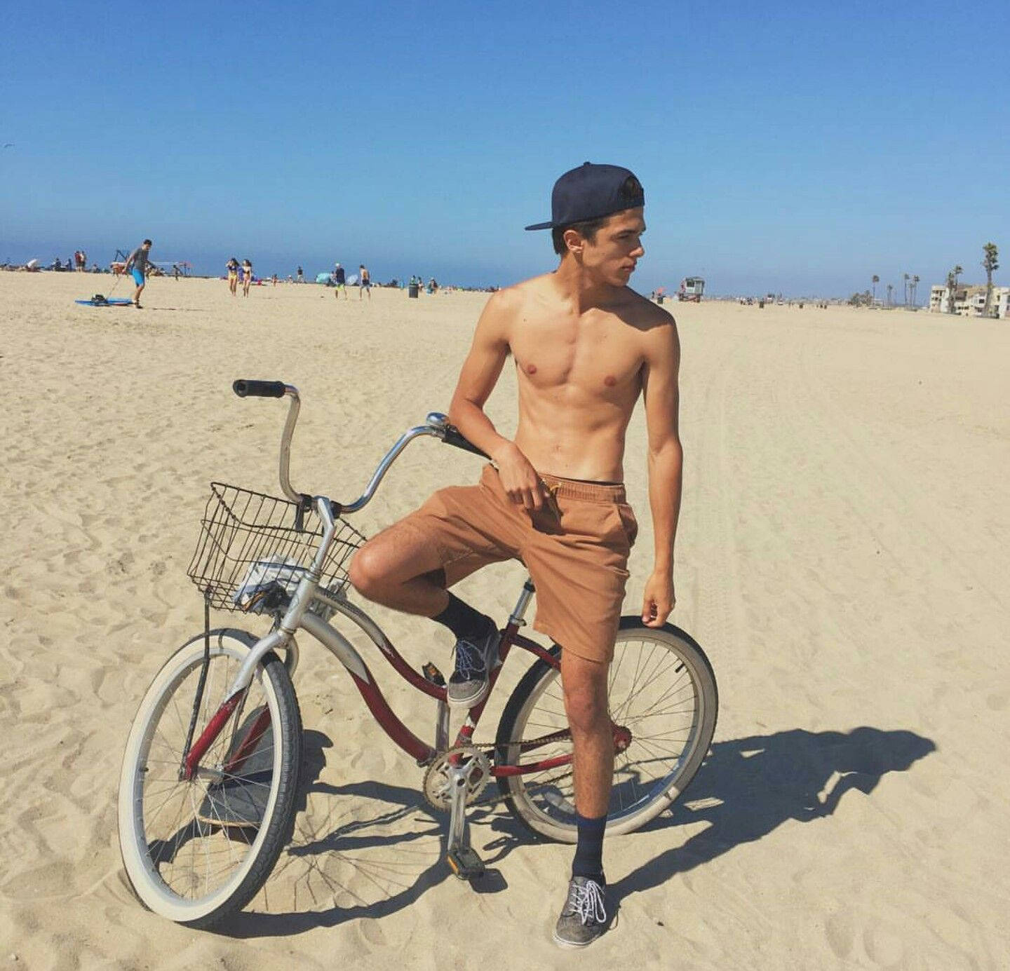 Brent Rivera With Bike Background