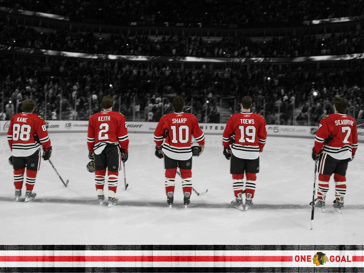 Brent Seabrook Kane Sharp Keith Toews Background