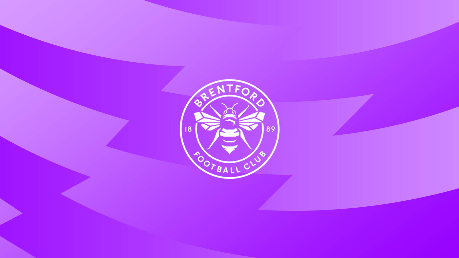 Brentford Fc White And Violet Background