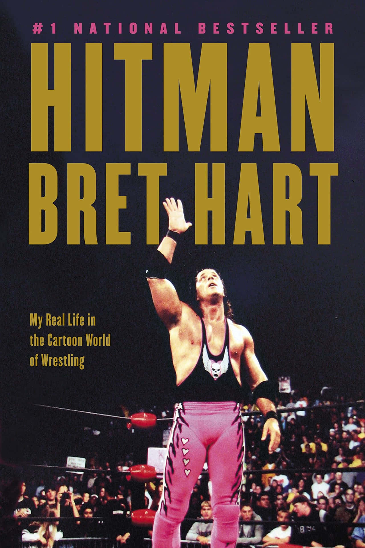 Bret Hart Hitman Book Cover Background
