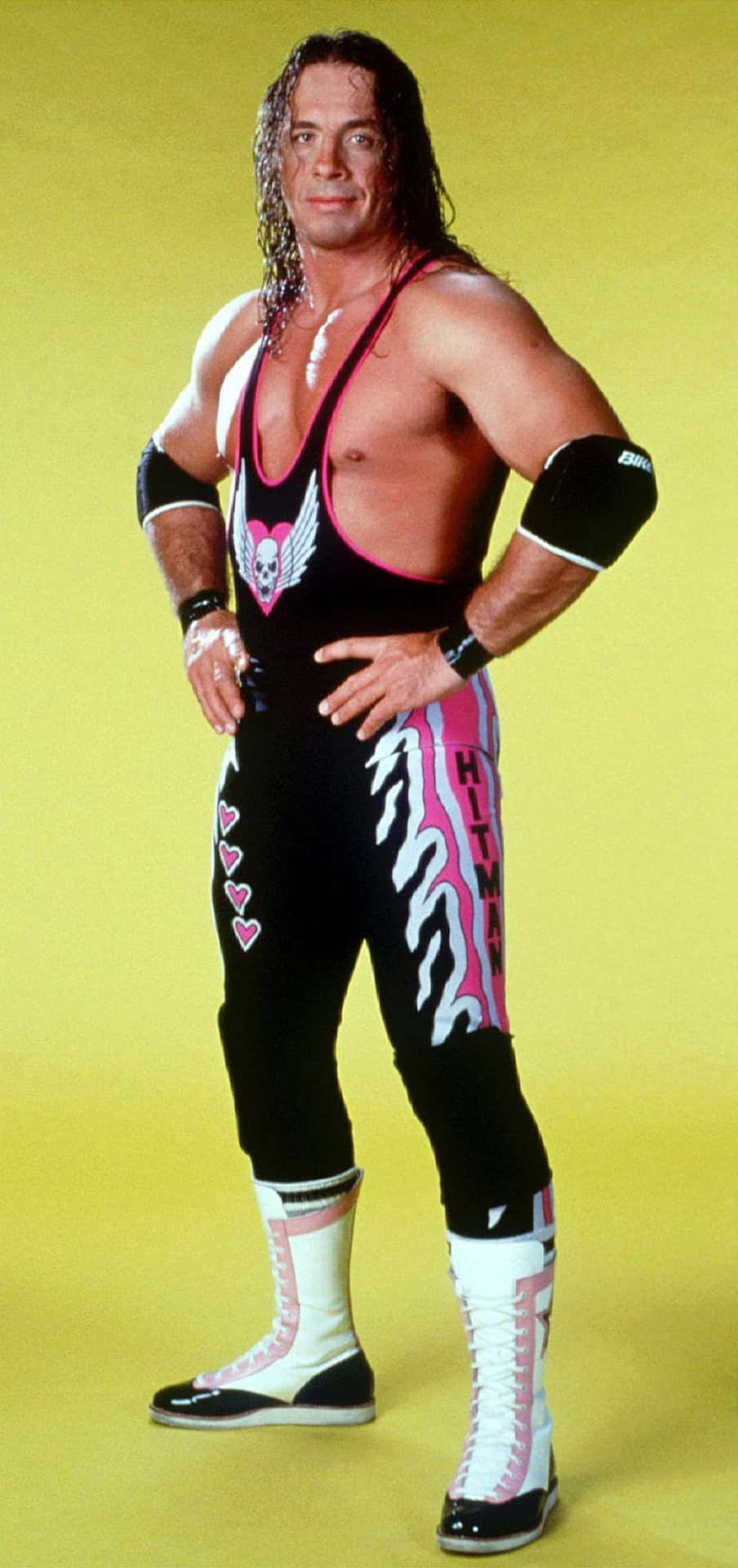 Bret Hart Iron Man Costume Background