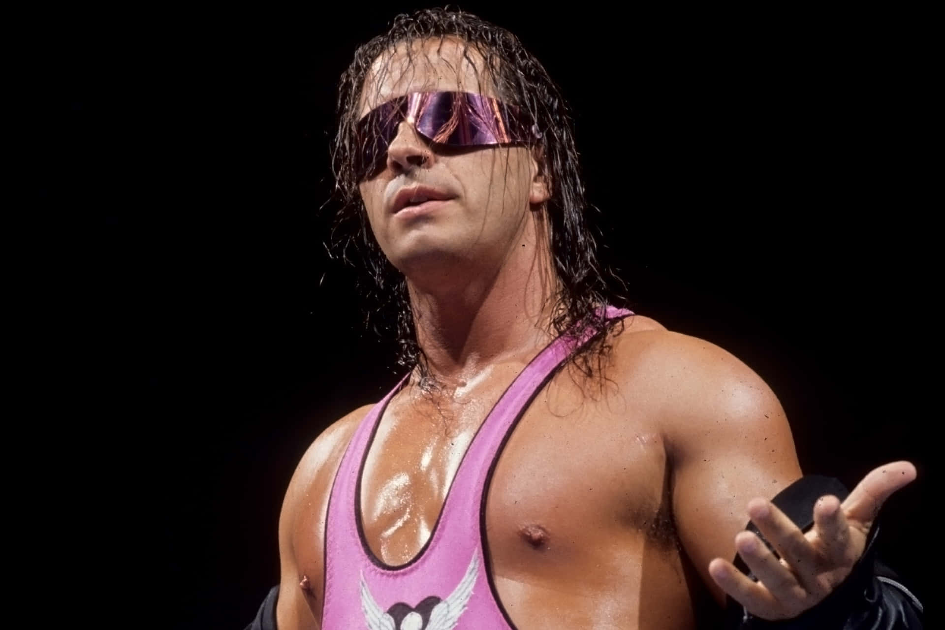 Bret Hart Wwe Heartthrob Wrestler Background