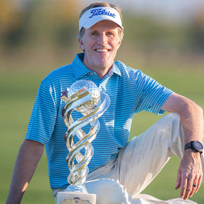 Brett Quigley Professional Golfer Swing Image Background