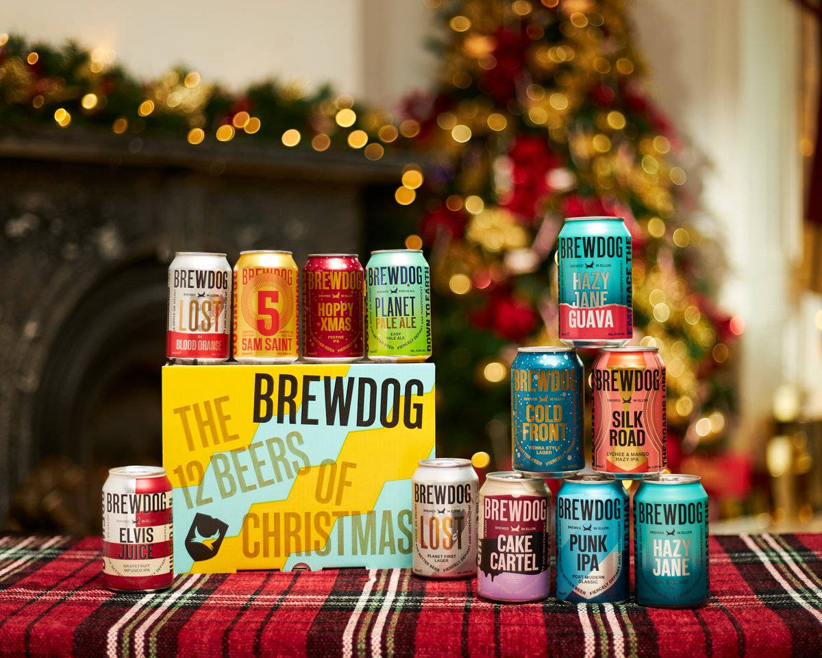 Brewdog 12 Beers Of Christmas Background