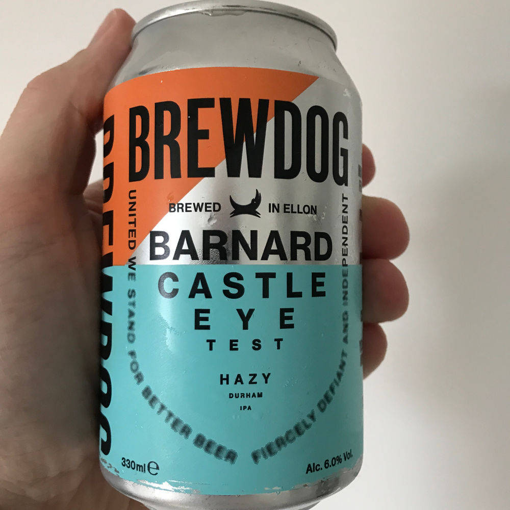 Brewdog Barnard Castle Eye Test Can Background