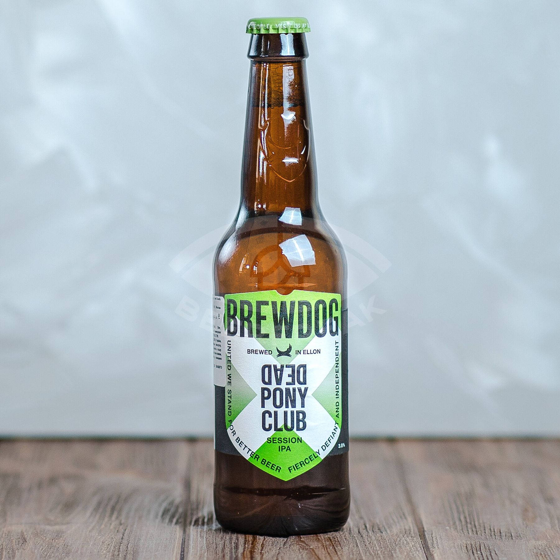 Brewdog Dead Pony Club Beer Bottle Background