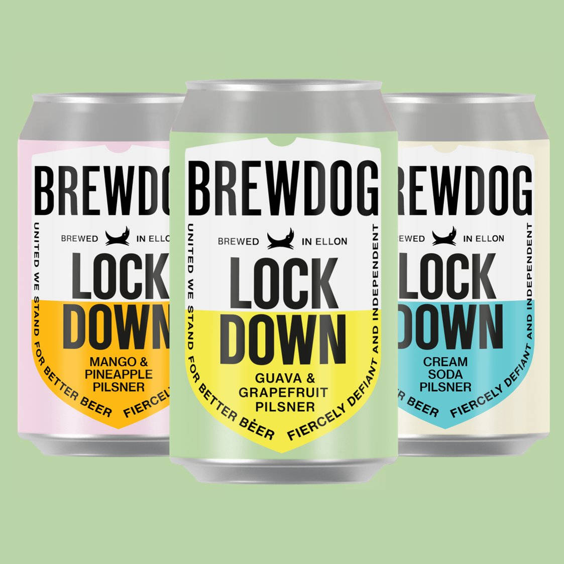 Brewdog Lock Down In Different Flavors Background