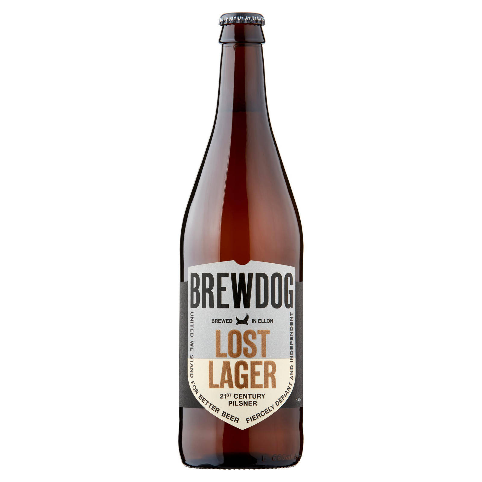 Brewdog Lost Lager Beer Bottle Background