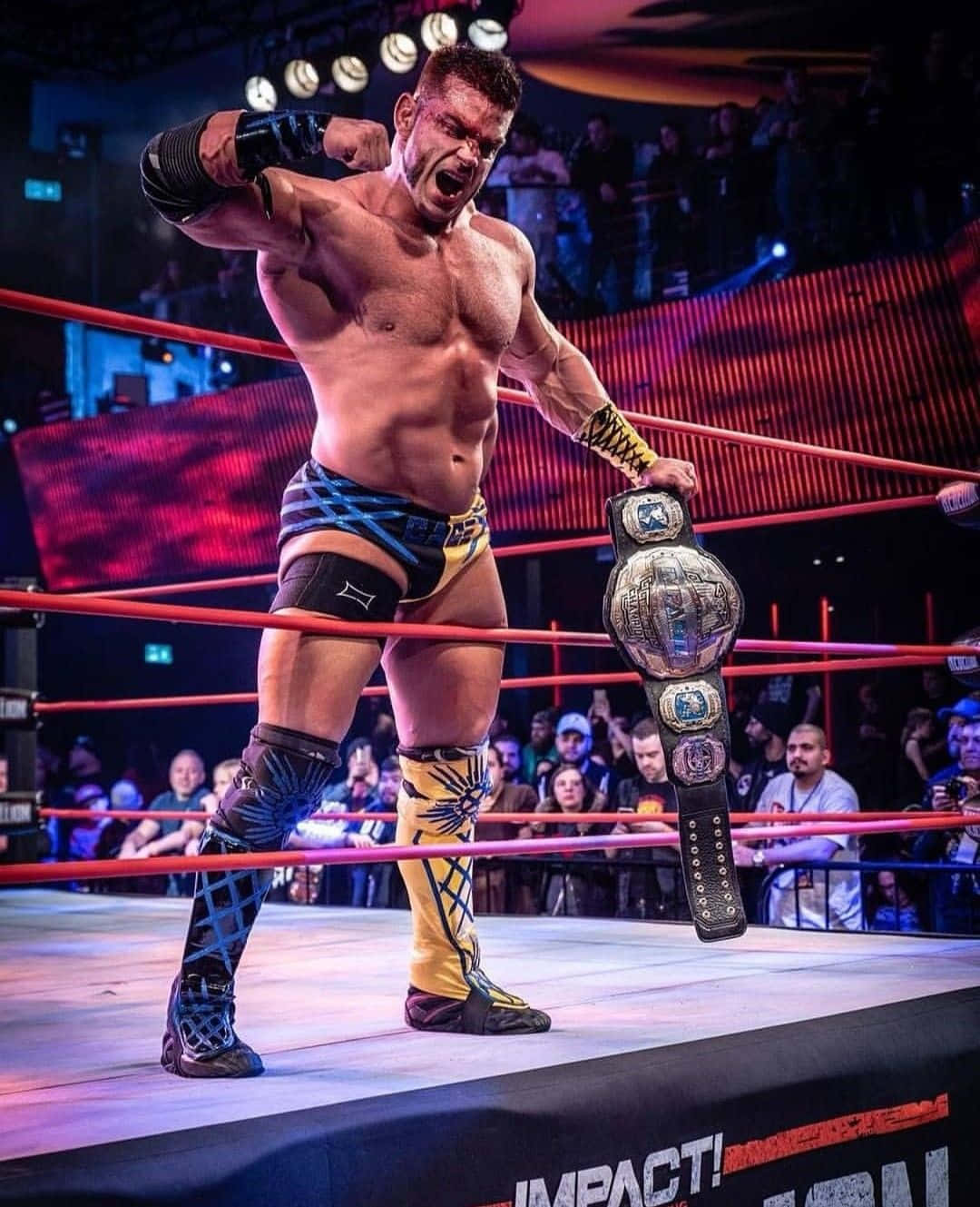 Brian Cage Fist Pump Background
