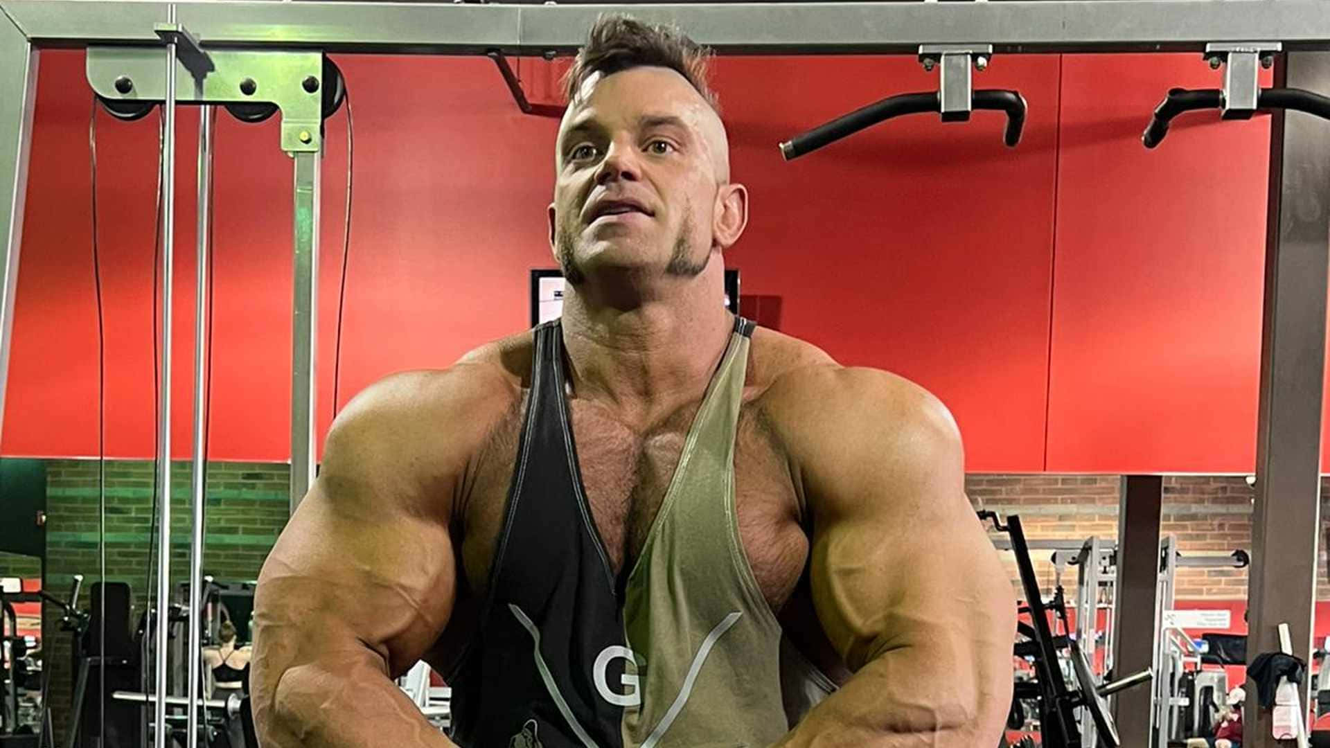 Brian Cage In Gym Background