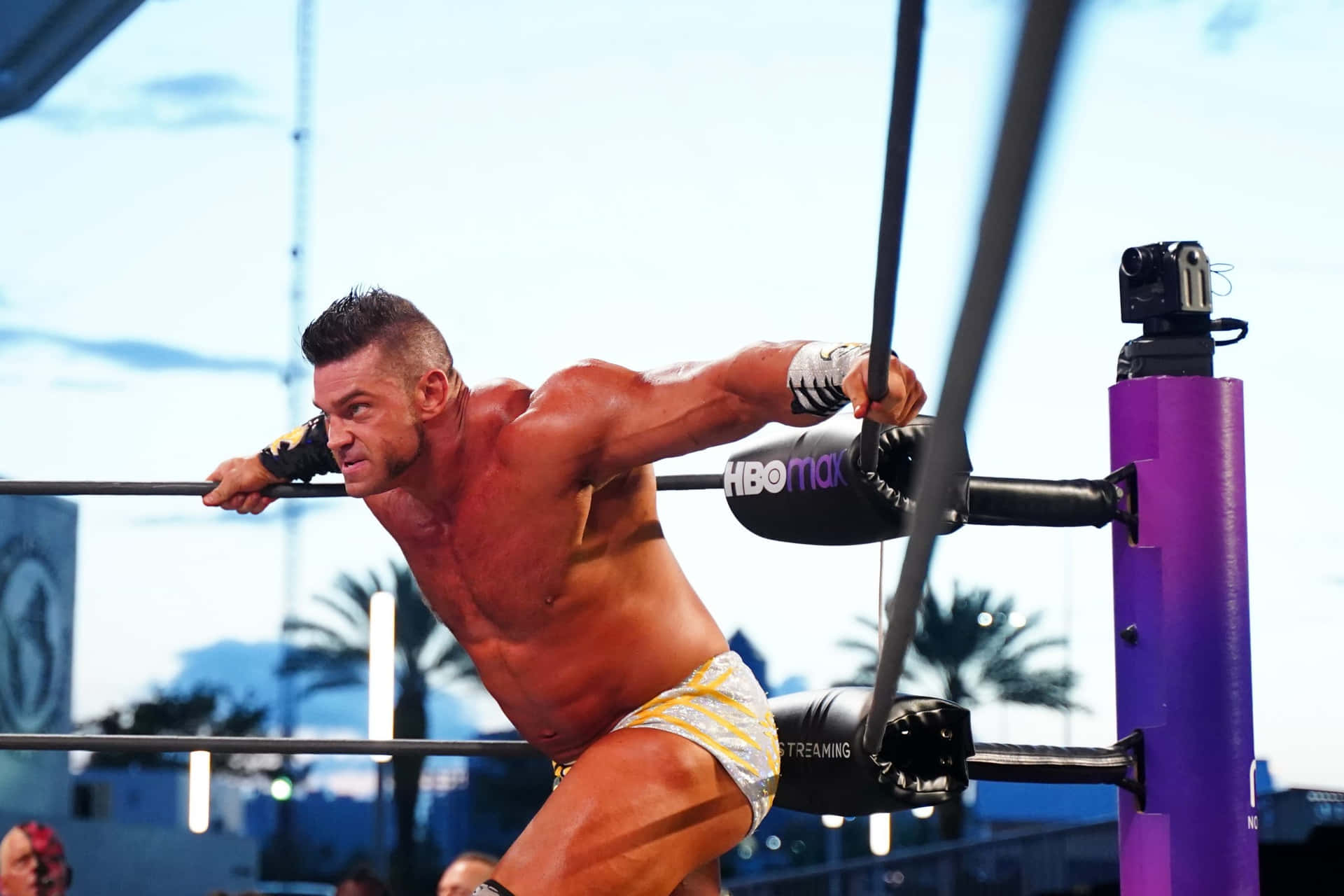 Brian Cage Outdoor Match Background