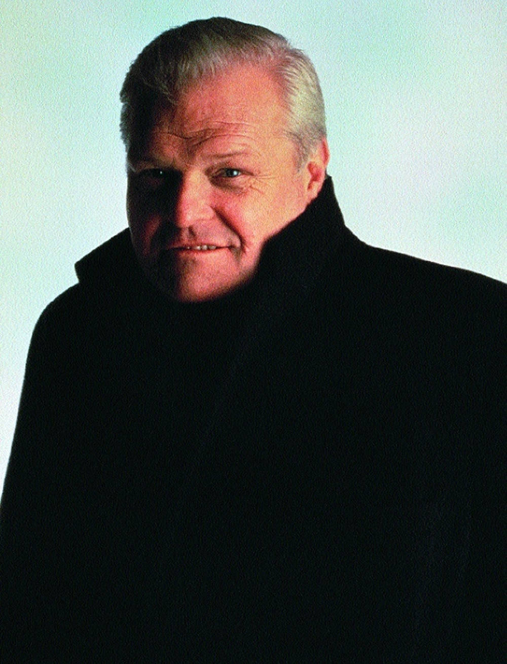 Brian Dennehy In Black Trenchcoat