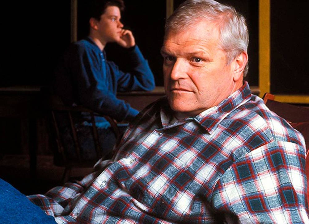 Brian Dennehy In Plaid Shirt Background