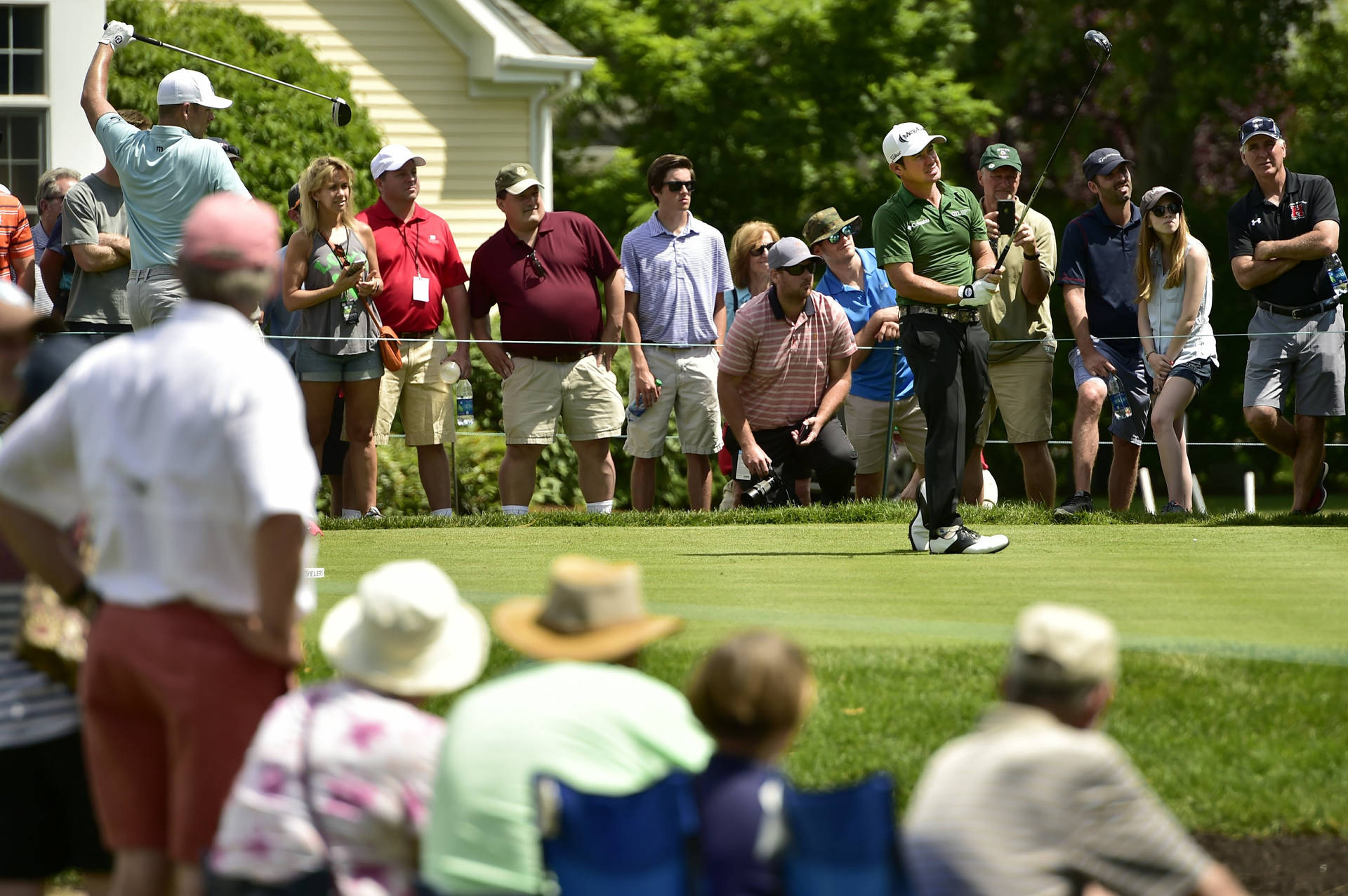 Brian Harman Tee Shot Background