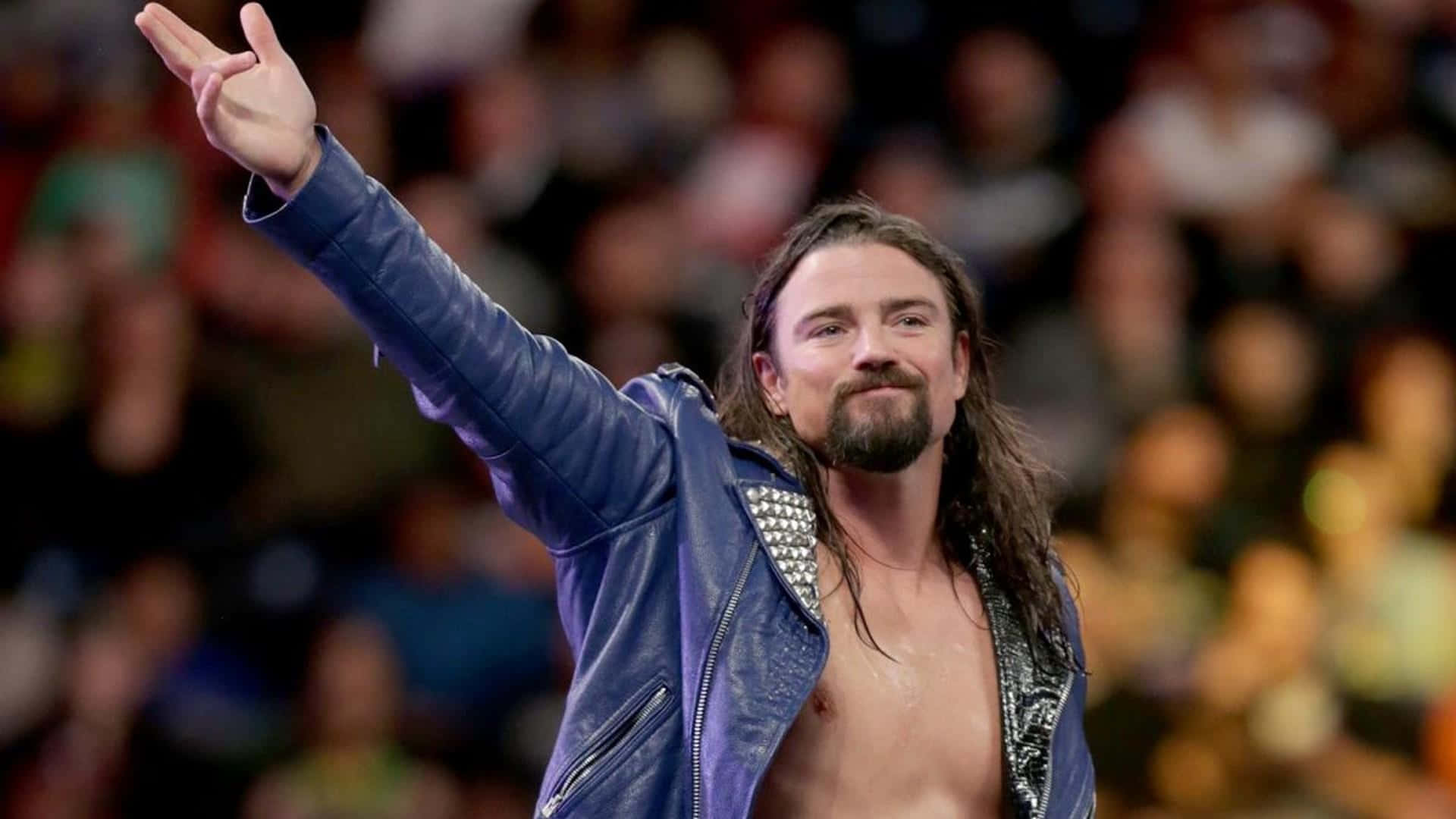 Brian Kendrick In Denim Jacket Background