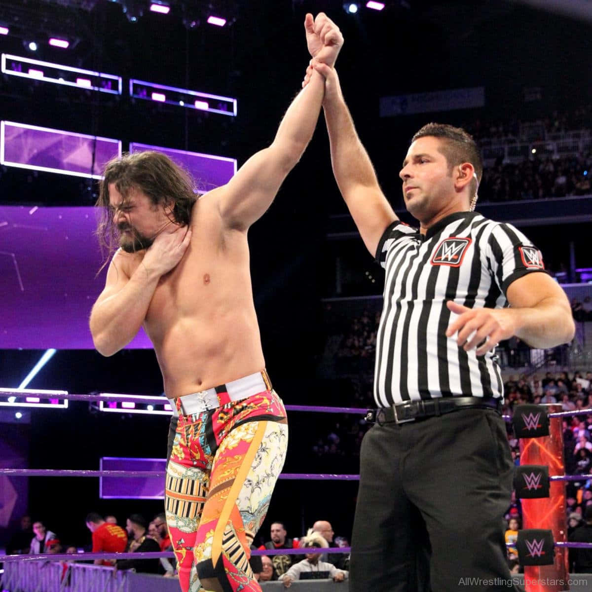 Brian Kendrick Victory In Cruiserweight Background