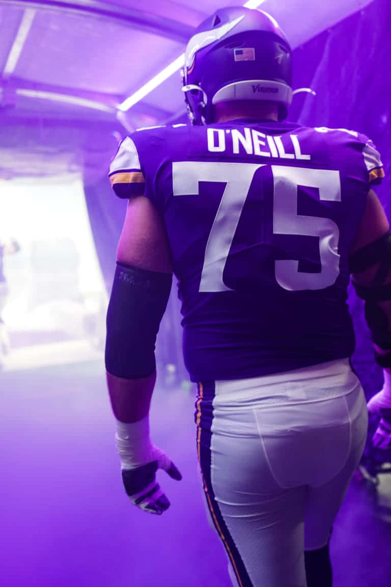 Brian O'neill With Purple Light Portrait Background