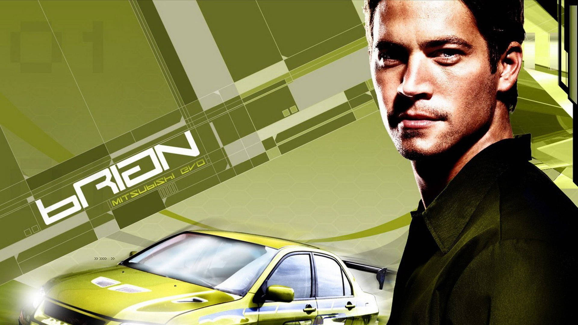 Brian O’conner Paul Walker Poster Background