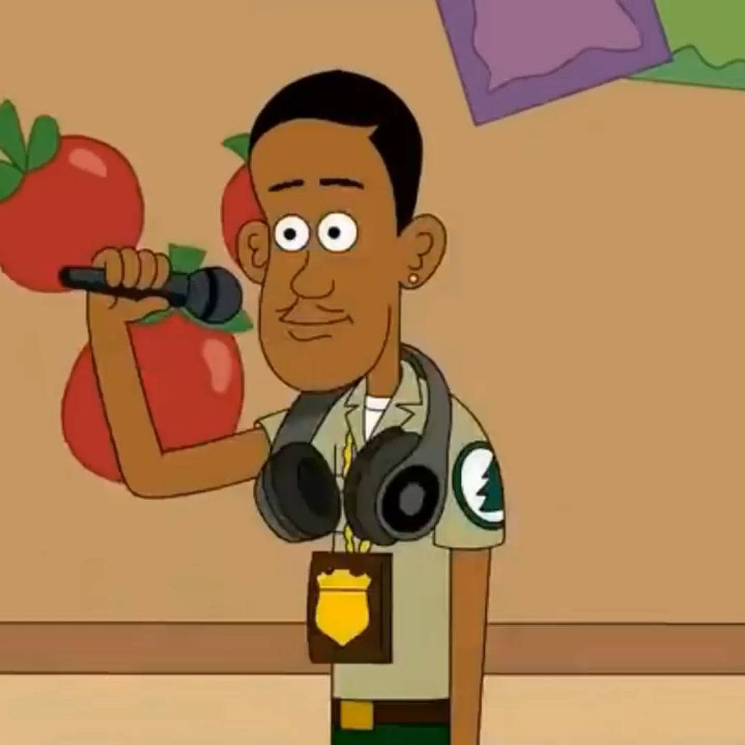 Brickleberry Denzel Headphones Background