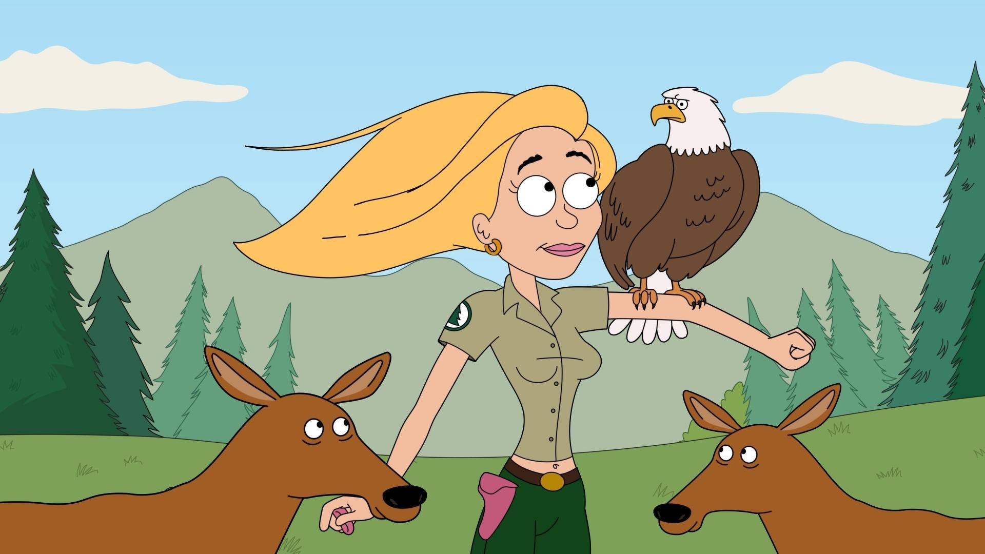 Brickleberry Ethel Animals Background