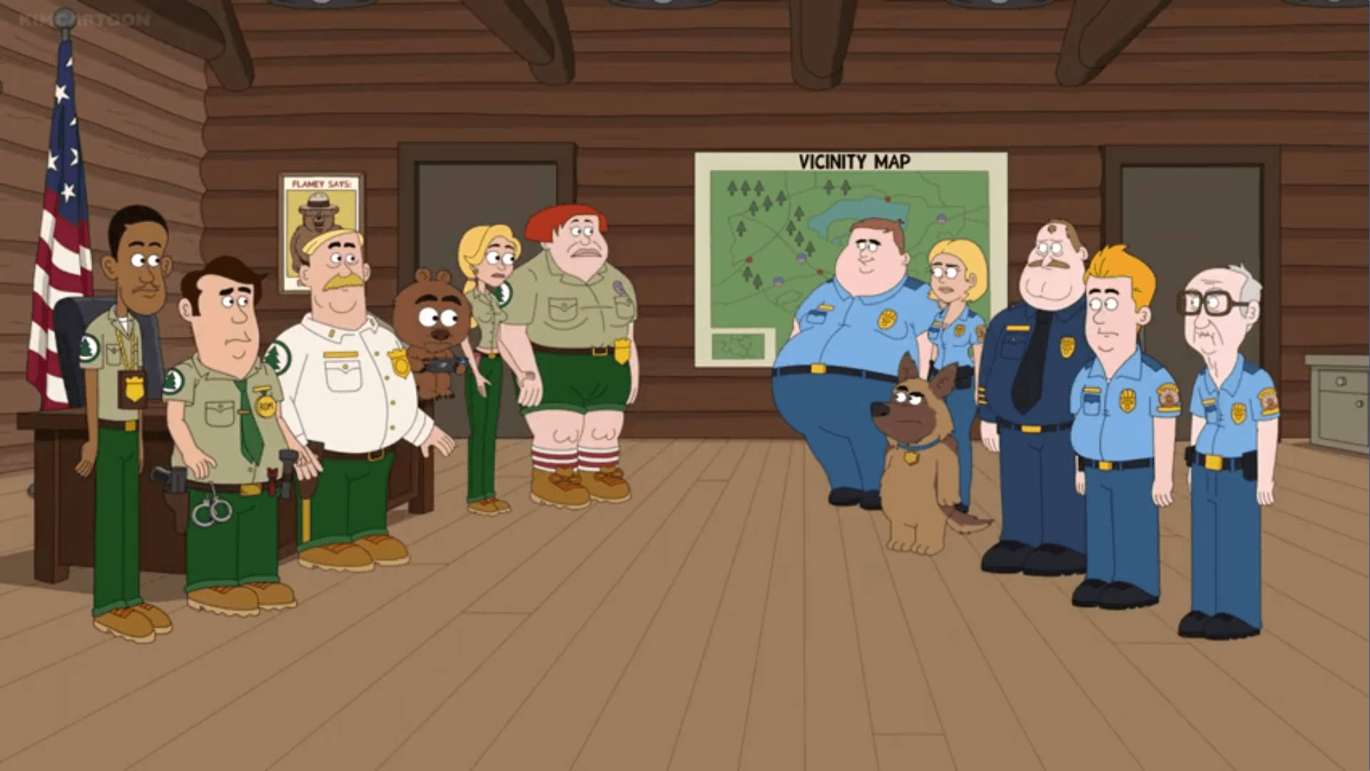 Brickleberry Paradise Background