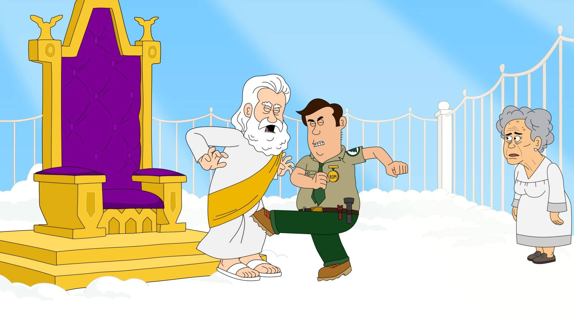 Brickleberry Steve In Heaven Background