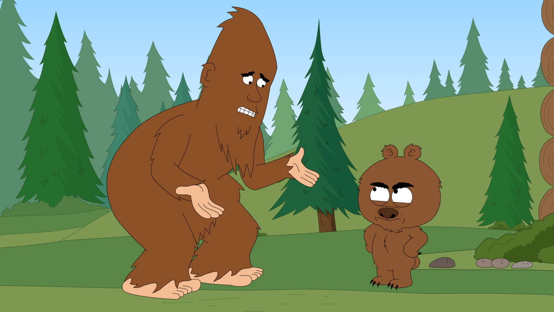 Brickleberry Steve's Bald Background