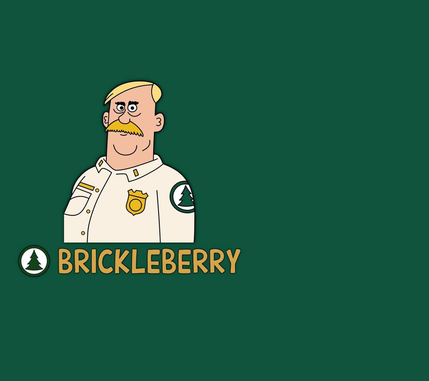 Brickleberry Woody Green Background