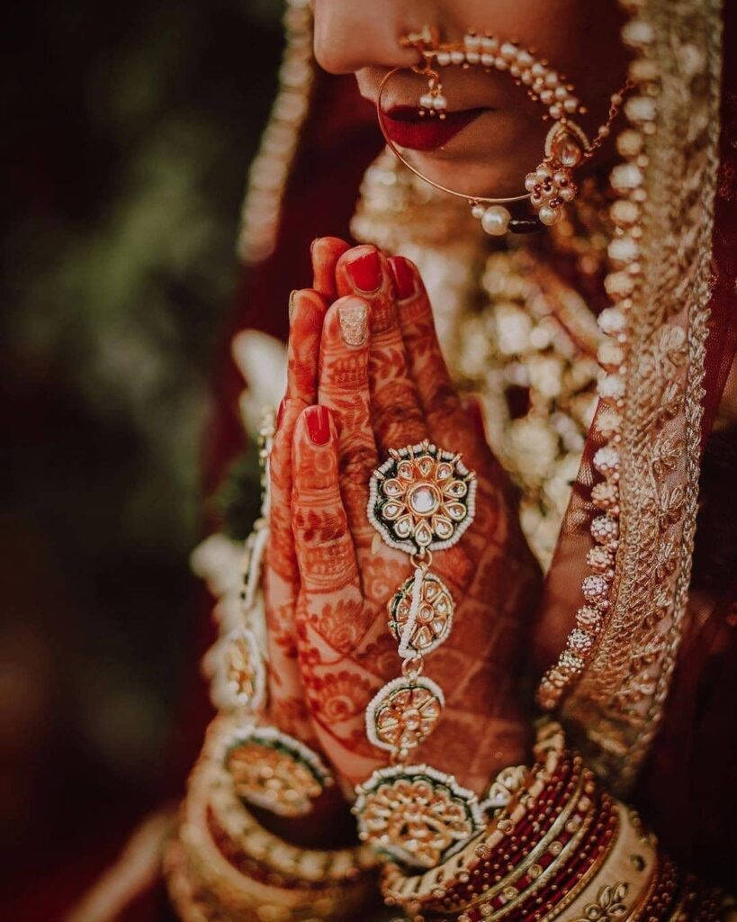 Bridal Henna And Accessories Background