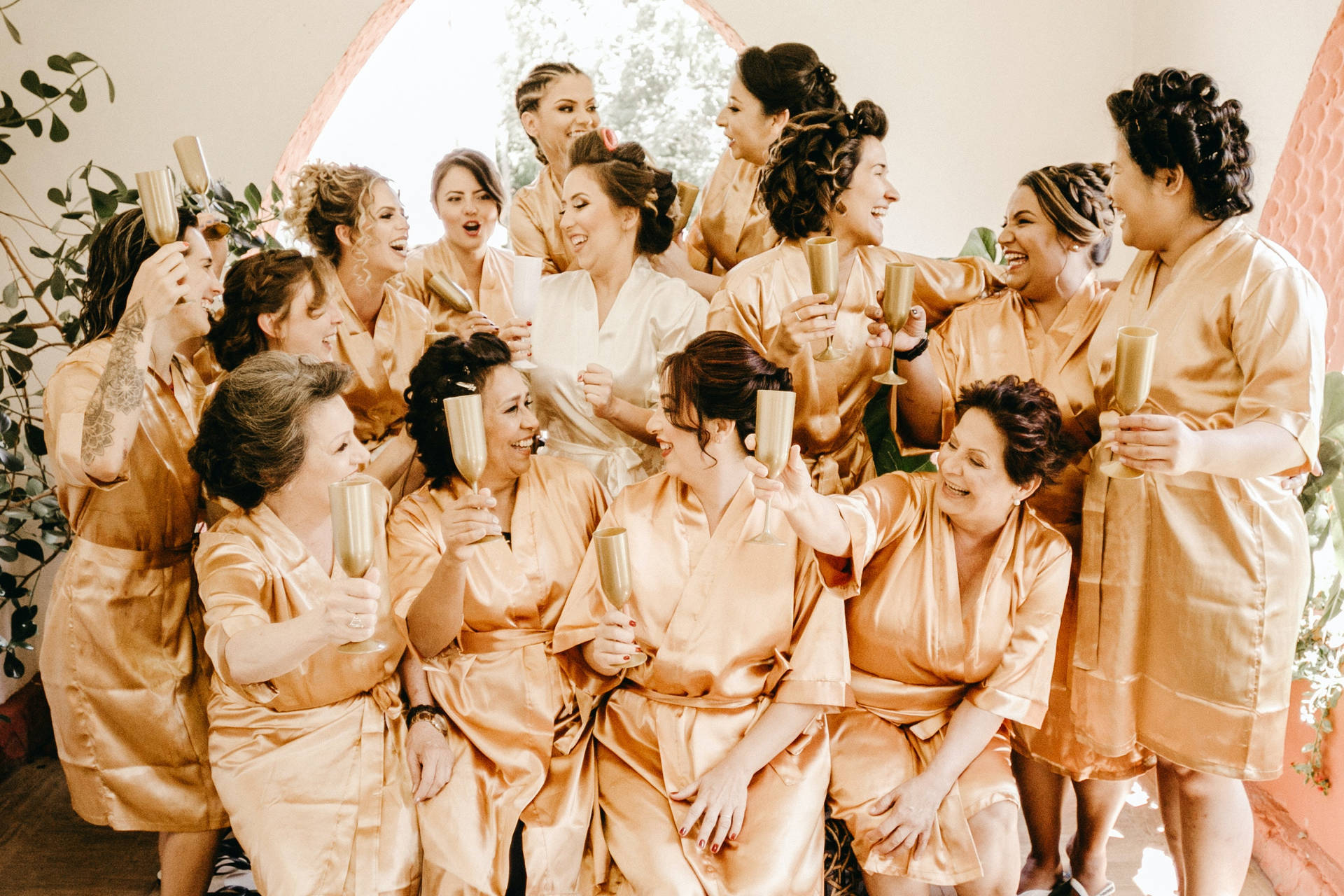 Bridal Party Getting Ready