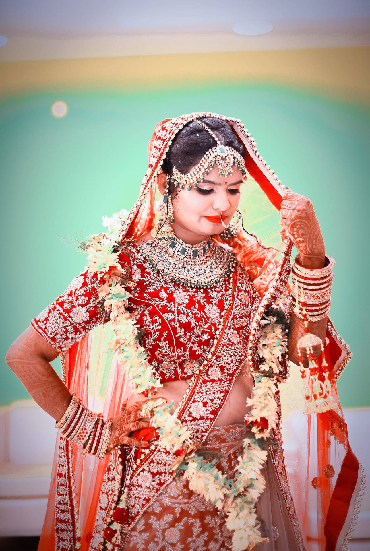 Bride Indian Wedding Background