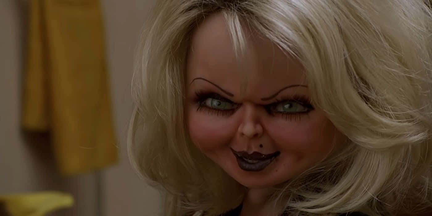 Brideof Chucky Doll Smirk Background