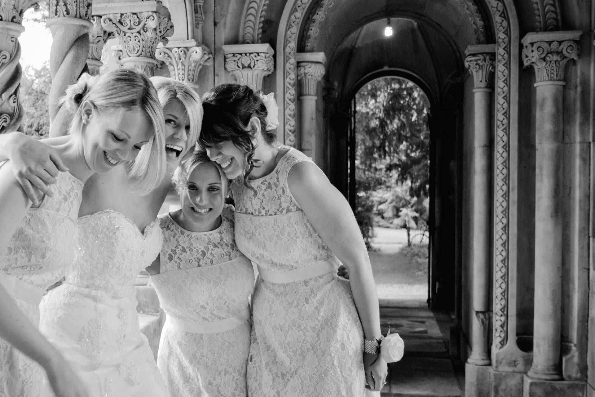 Bridesmaids In Grayscale