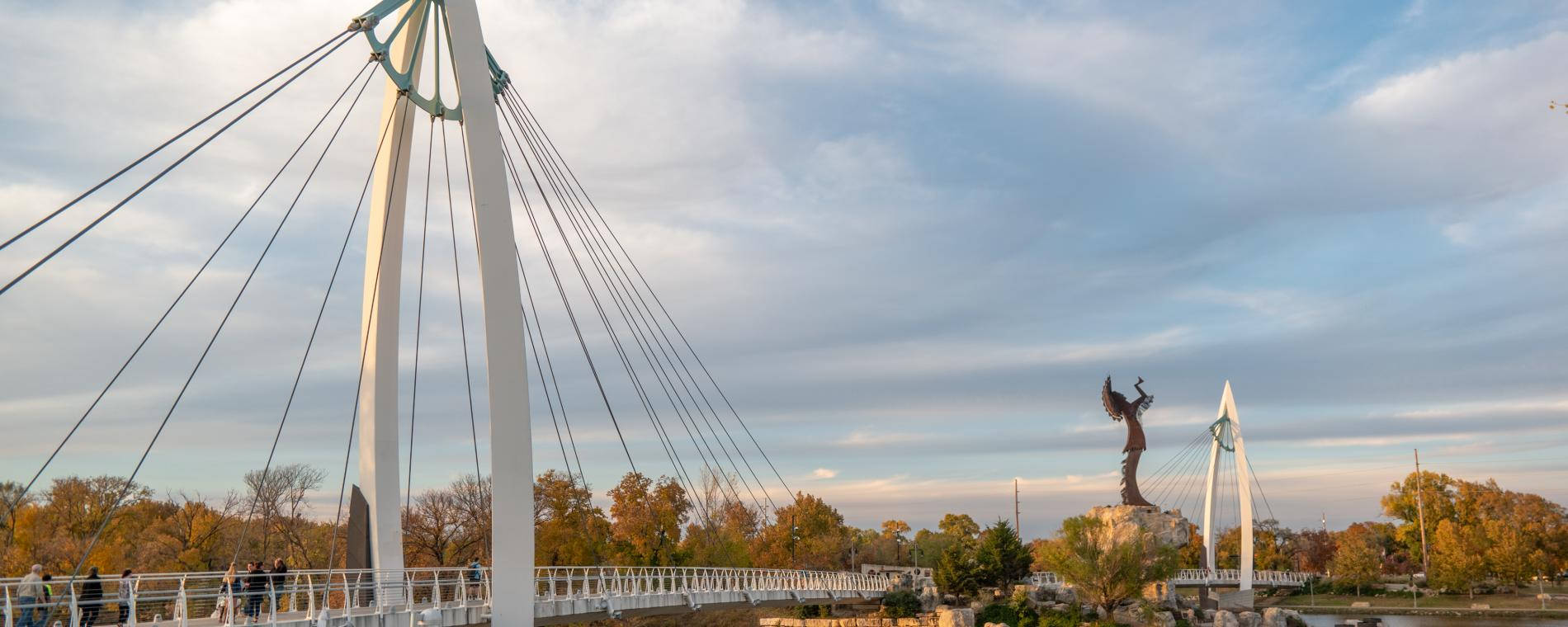 Bridge In Wichita Background