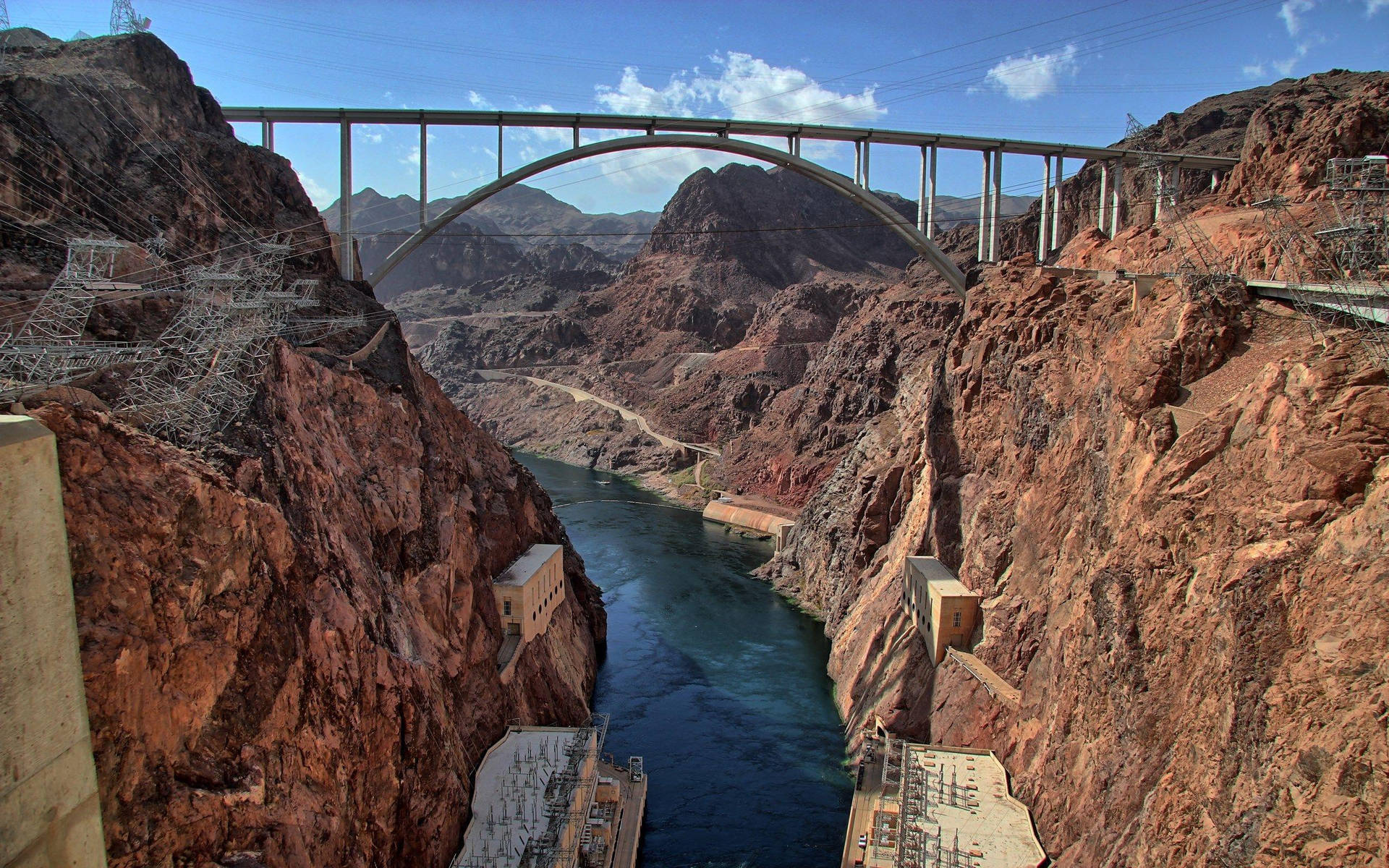 Bridge Near Hoover Dam Background