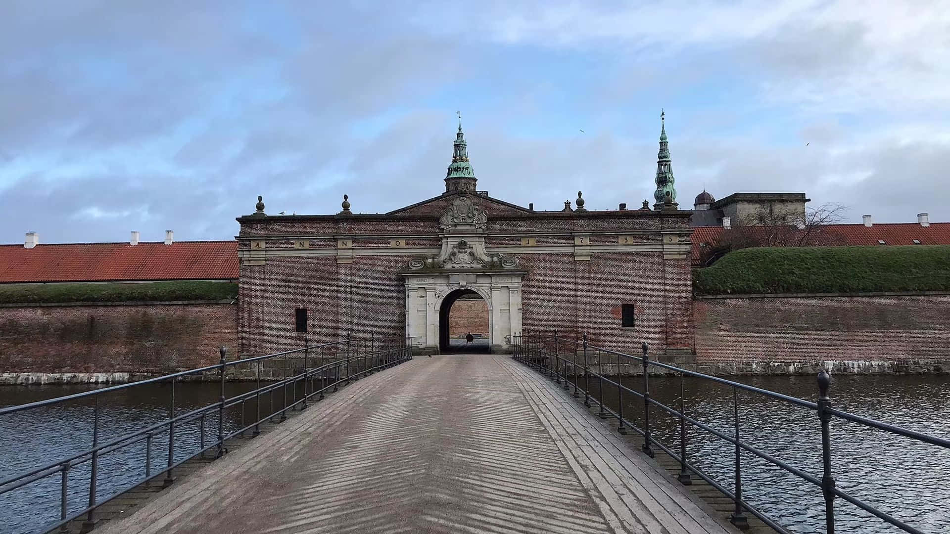 Bridge Of Kronborg Castle Background