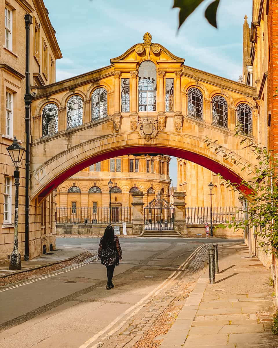 Bridge Of Sighs England Sunset Walking Student