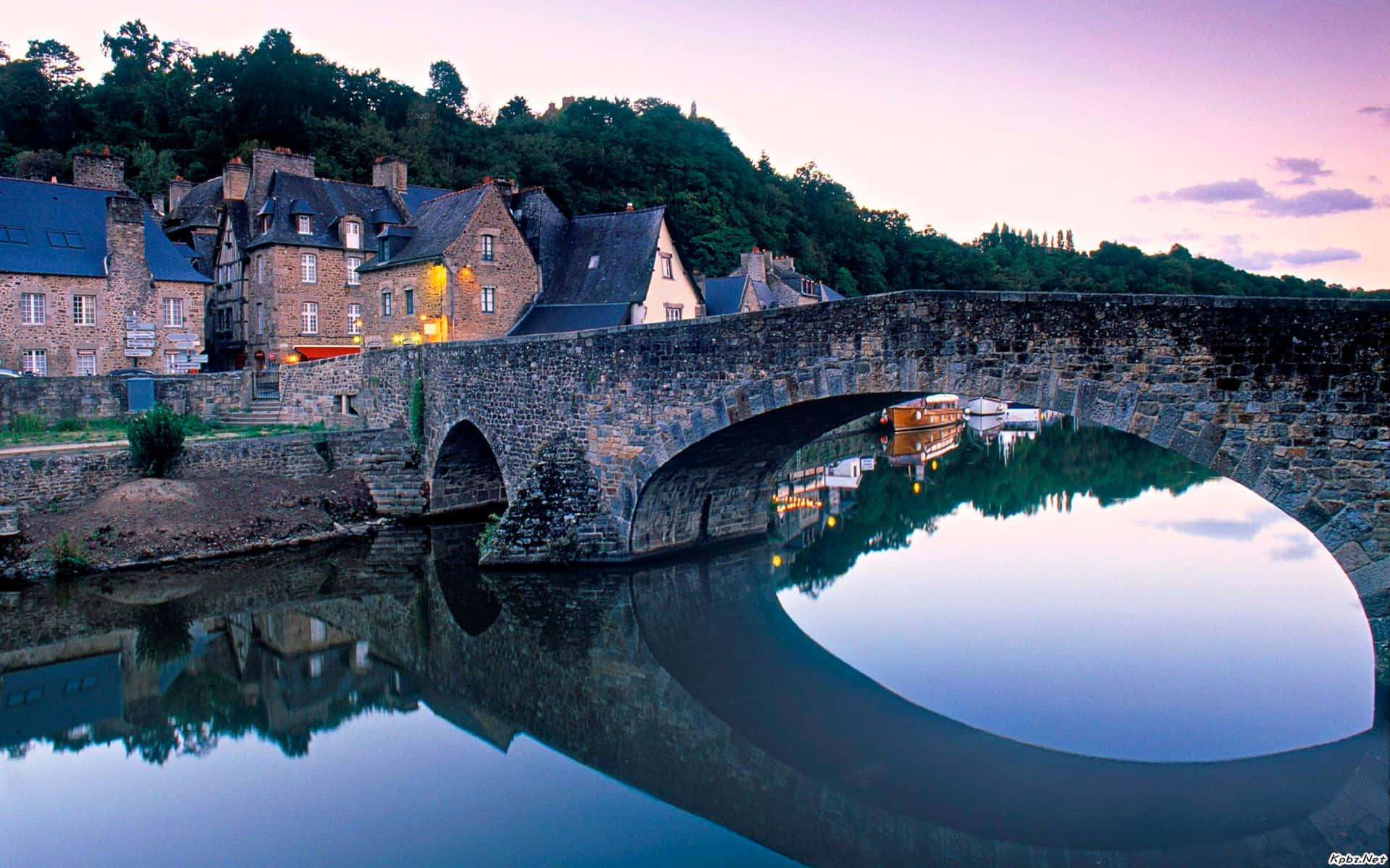 Bridge Over River Ireland Desktop Background