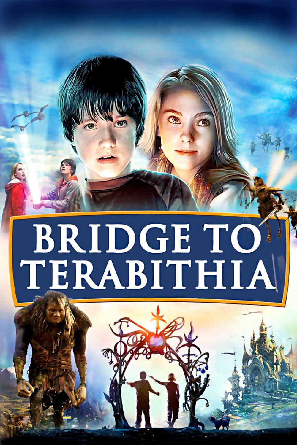 Bridge To Terabithia Blue Poster Background