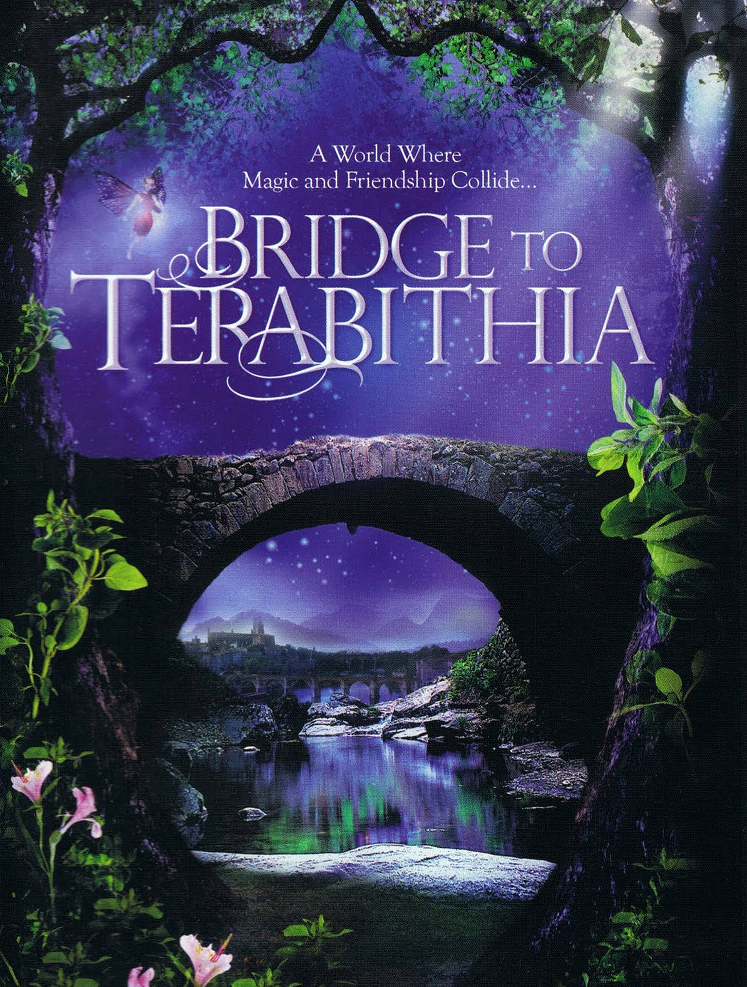 Bridge To Terabithia Purple Forest Background