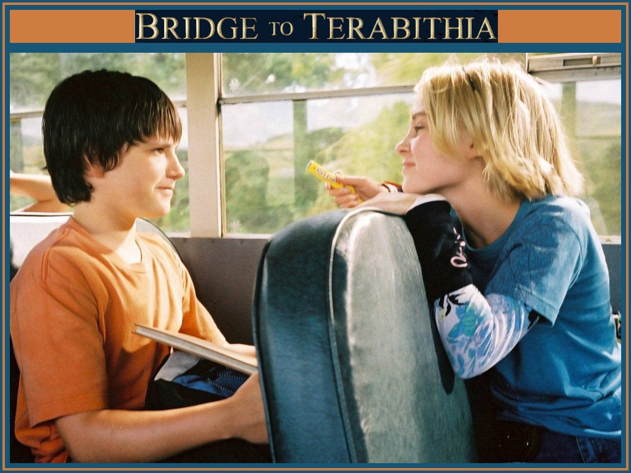 Bridge To Terabithia Student Jesse And Leslie Background