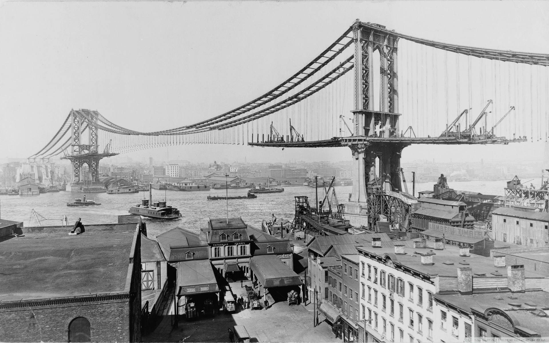 Bridge Under Construction Background