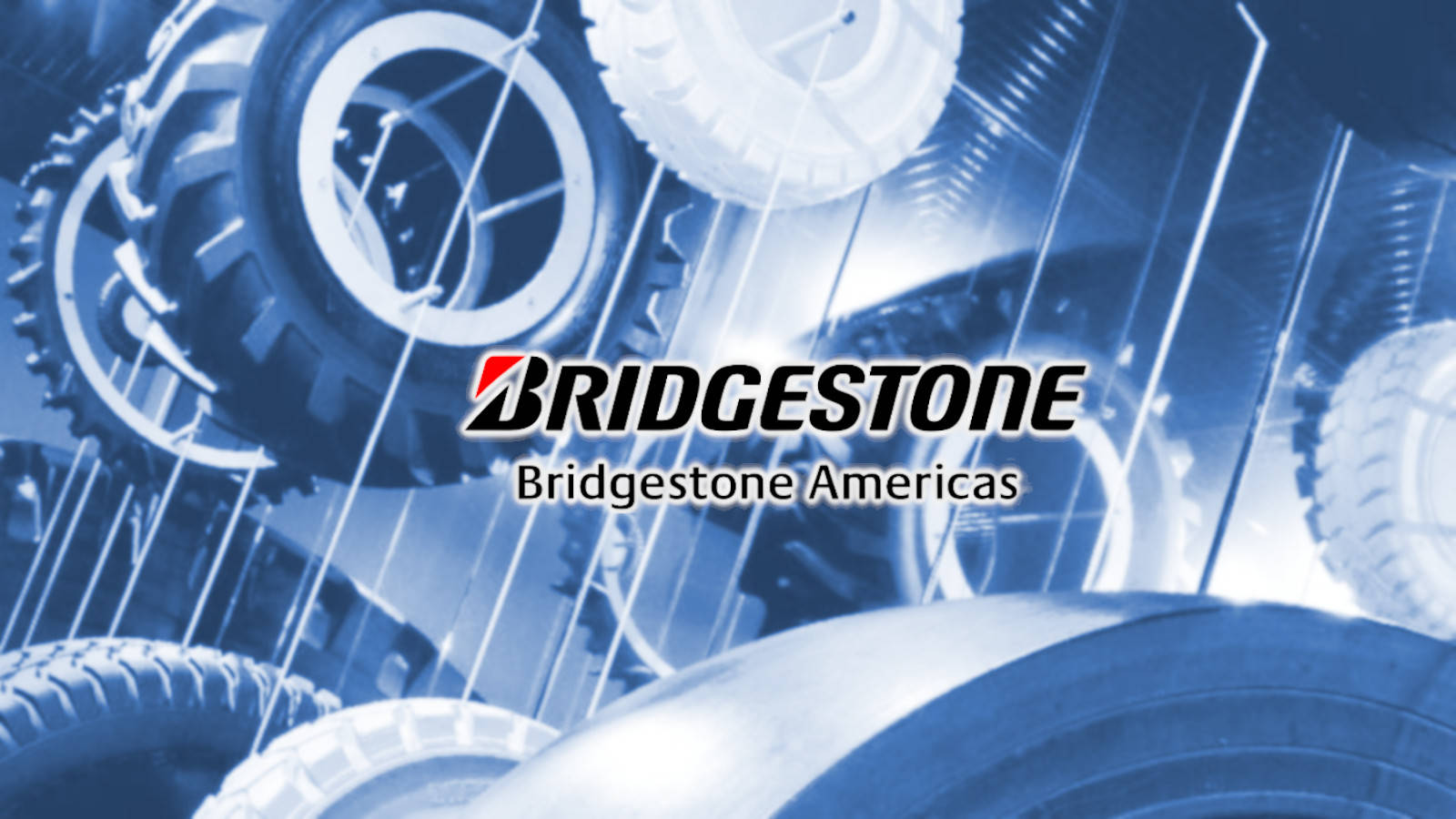 Bridgestone Blue Poster Background