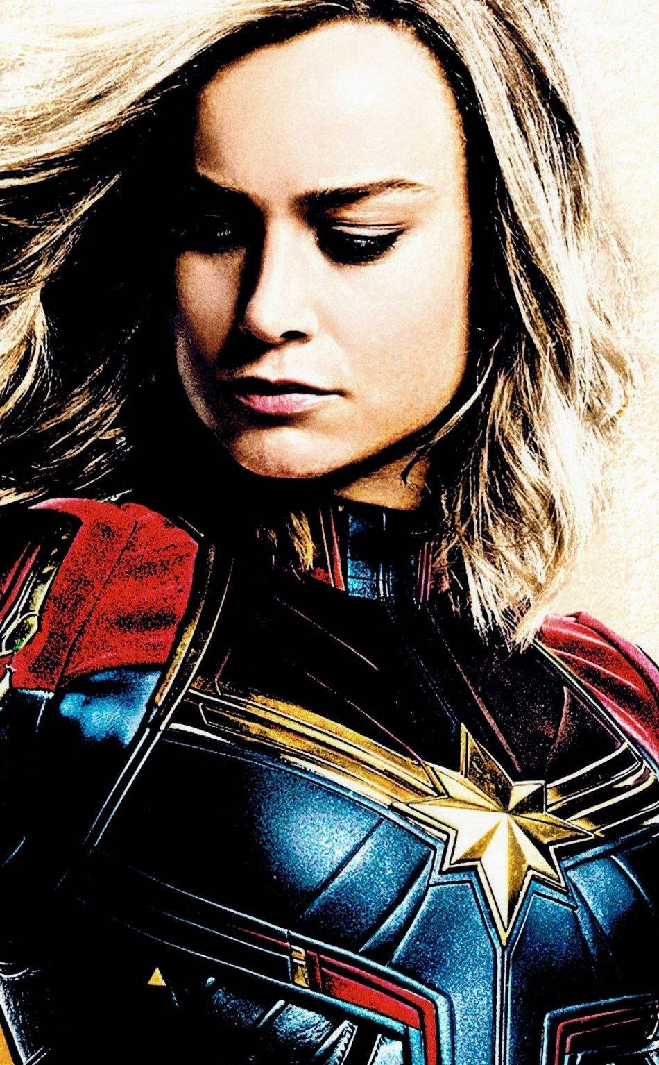 Brie Larson Captain Marvel Iphone Background