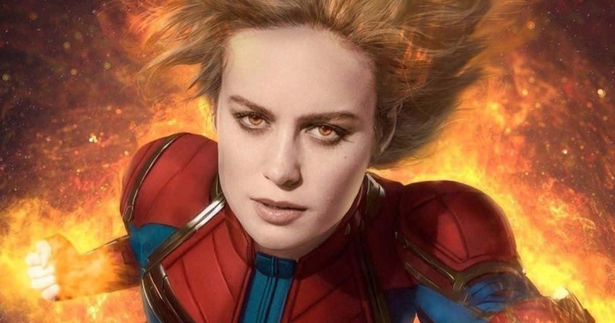 Brie Larson Returns As Captain Marvel In The Highly-anticipated Sequel Film. Background