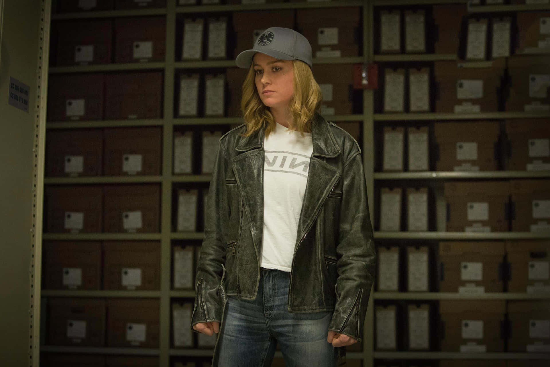 Brie Larson Stars As Captain Marvel In The Highly Anticipated 2019 Marvel Movie Background