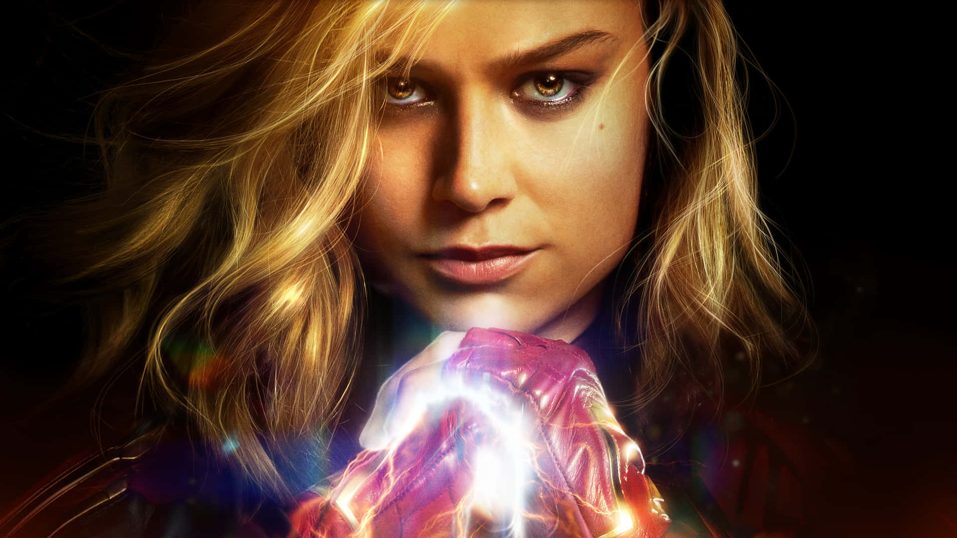Brie Larson Stars As Carol Danvers In Marvel's 2019 Blockbuster, Captain Marvel Background